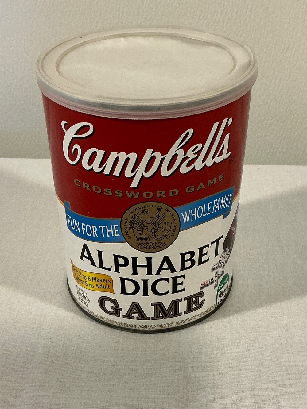 Alphabet Dice Game - Red & White Family Board Game